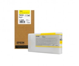 Tinteiro Original Epson T6534 Amarelo 200ml