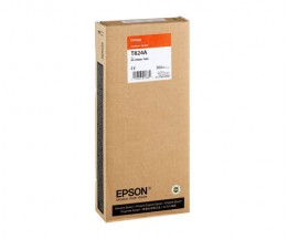 Tinteiro Original Epson T824A Laranja 350ml
