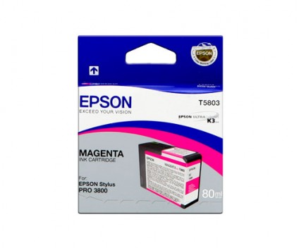 Tinteiro Original Epson T5803 Magenta 80ml