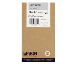 Tinteiro Original Epson T6037 Preto Claro 220ml