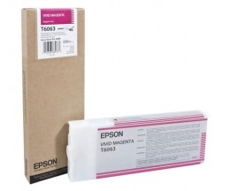 Tinteiro Original Epson T6063 Magenta Vivido 220ml