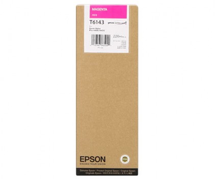 Tinteiro Original Epson T6143 Magenta 220ml