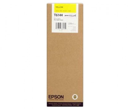 Tinteiro Original Epson T6144 Amarelo 220ml