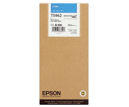 Tinteiro Original Epson T5962 Cyan 350ml