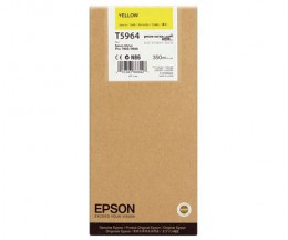 Tinteiro Original Epson T5964 Amarelo 350ml