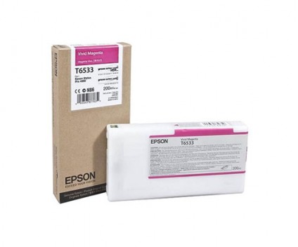 Tinteiro Original Epson T6533 Magenta Vivido 200ml