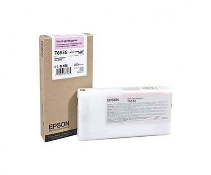Tinteiro Original Epson T6536 Magenta Claro Vivido 200ml