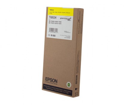 Tinteiro Original Epson T6924 Amarelo 110ml