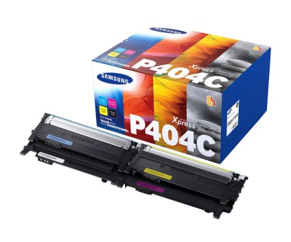 4 Toners Originais, Samsung 404S Preto + Cor ~ 1.500 / 1.000 Paginas