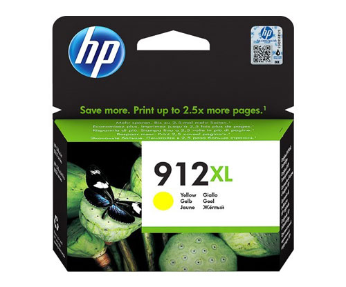 Tinteiro Original HP 912XL Amarelo 10ml ~ 825 Paginas