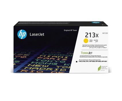 Toner Original HP 213X Amarelo ~ 6.000 Paginas