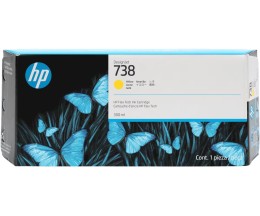 Tinteiro Original HP 738 Amarelo 300ml