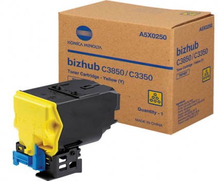 Toner Original Konica Minolta A5X0250 Amarelo ~ 10.000 Paginas