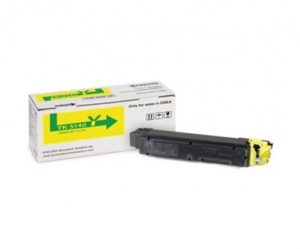Toner Original Kyocera TK 5140 Y Amarelo ~ 5.000 Paginas