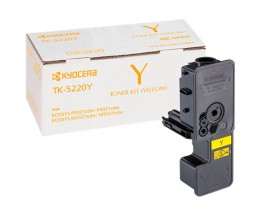Toner Original Kyocera TK 5220 Y Amarelo ~ 1.200 Paginas