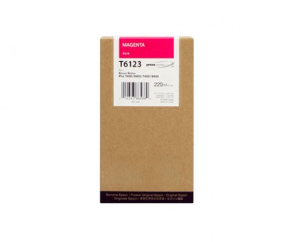 Tinteiro Compativel Epson T6123 Magenta 220ml