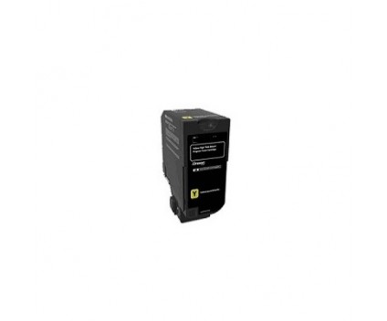 Toner Compativel Lexmark 74C2SY0 Amarelo ~ 7.000 Paginas