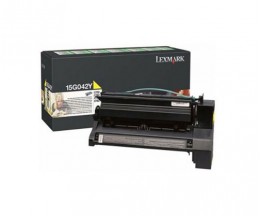 Toner Original Lexmark 15G042Y Amarelo ~ 15.000 Paginas