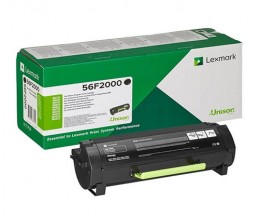 Toner Original Lexmark 56F2000 Preto ~ 6.000 Paginas