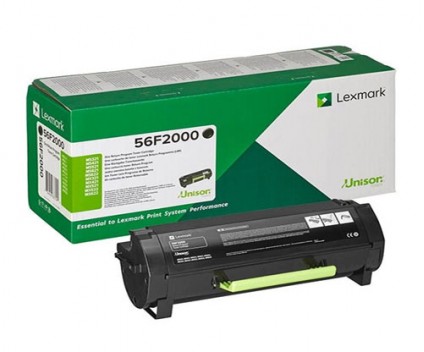 Toner Original Lexmark 56F2000 Preto ~ 6.000 Paginas