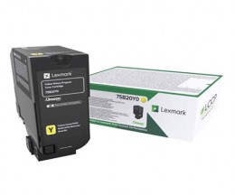 Toner Original Lexmark 75B20Y0 Amarelo ~ 10.000 Paginas