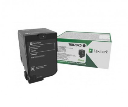 Toner Original Lexmark 75B20K0 Preto ~ 13.000 Paginas