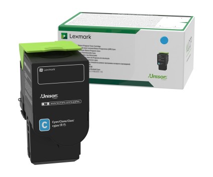 Toner Original Lexmark 78C2UC0 Cyan ~ 7.000 Paginas