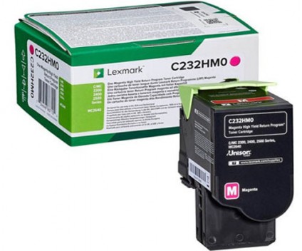 Toner Original Lexmark C232HM0 Magenta ~ 2.300 Paginas