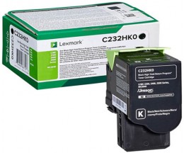 Toner Original Lexmark C232HK0 Preto ~ 3.000 Paginas