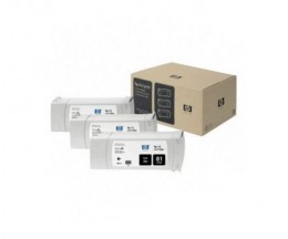 3 Tinteiros Originais, HP 81 Preto 680ml