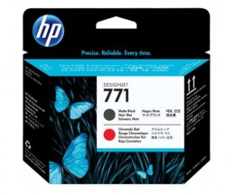Cabeça de Impressão Original HP 771 Preto Matte / Vermelho
