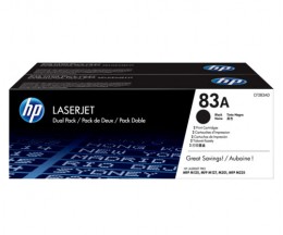 2 Toners Originais, HP 83A Preto ~ 1.500 Paginas