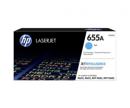 Toner Original HP 655A Cyan ~ 10.500 Paginas