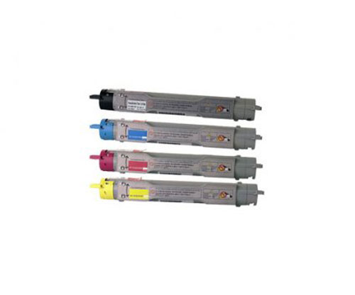 4 Toners Compativeis, Xerox 106R0108X Preto + Cor ~ 8.000 Paginas