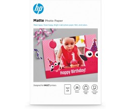 Papel Fotográfico Original HP 7HF70A 180 g/m² ~ 25 Páginas 100mm x 150mm