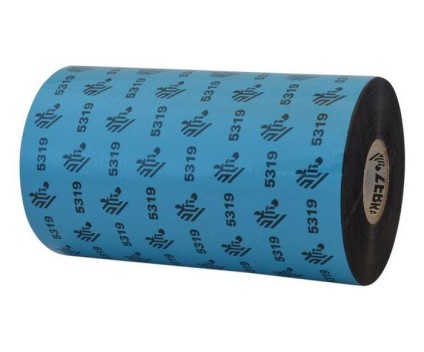 6 Fitas de Transferência Térmica Originais, Zebra 05319BK10245 102mm x 450m