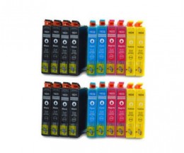 20 Tinteiros Compativeis, Epson T1631-T1634 / 16 XL Preto 17ml + Cor 11.6ml