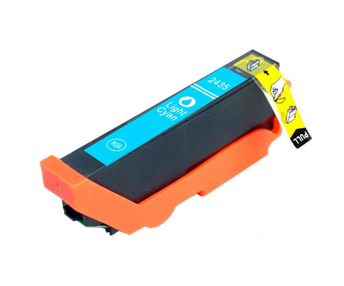 Tinteiro Compativel Epson T2425 / T2435 / 24 XL Cyan Claro 13ml
