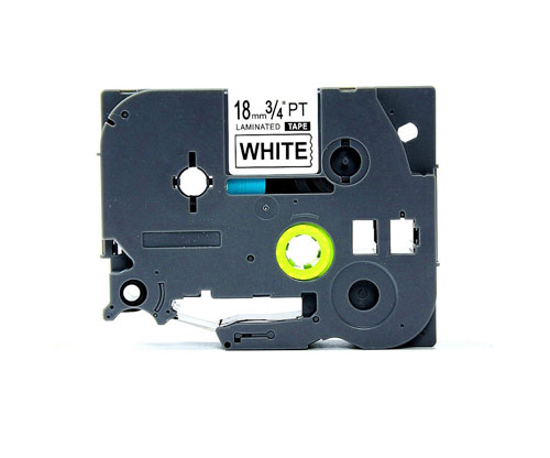 Fita Compativel Brother TZE241 18mm x 8m Laminada