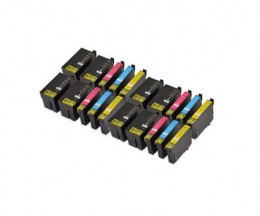 20 Tinteiros Compativeis, Epson T2701-T2704 / T2711-T2714 / 27 XL Preto 22.4ml + Cor 15ml