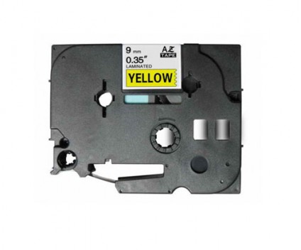 Fita Compativel Brother TZE621 9mm x 8m laminada