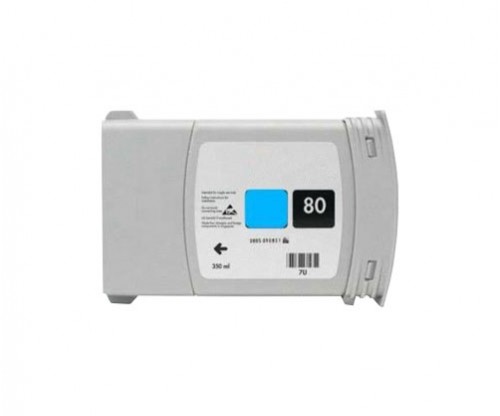 Tinteiro Compativel HP 80 Cyan 400ml