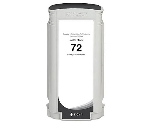 Tinteiro Compativel HP 72 Preto Matte 130ml