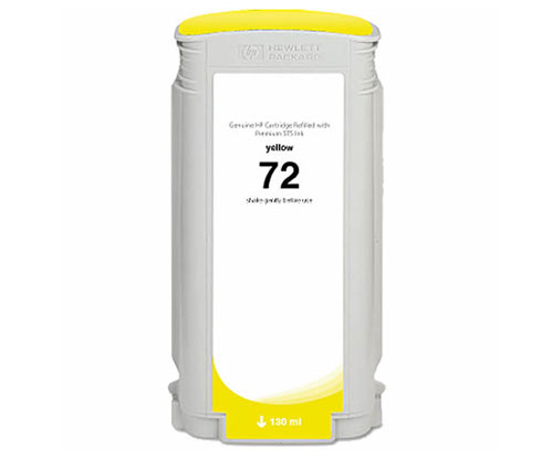 Tinteiro Compativel HP 72 Amarelo 130ml