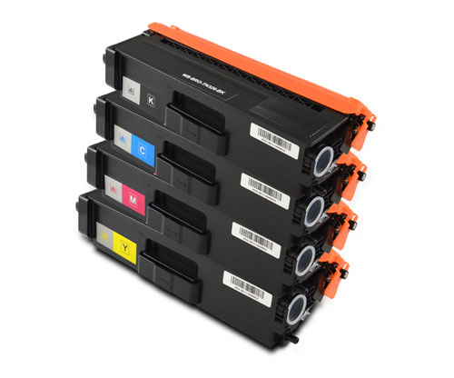 4 Toners Compativeis, Brother TN-326 Preto + Cor ~ 4.000 / 3.500 Paginas