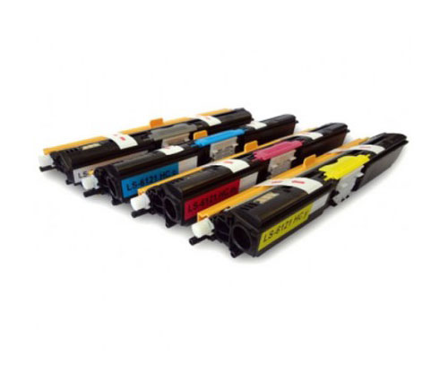 4 Toners Compativeis, Xerox 6121 Preto + Cor ~ 2.600 Paginas