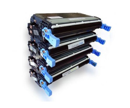 4 Toners Compativeis, HP 644A Preto + Cor ~ 12.000 Paginas