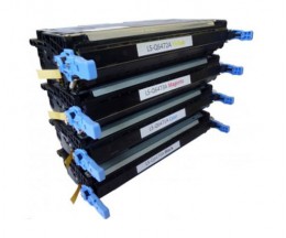 4 Toners Compativeis, HP 501A Preto + 502A Cor ~ 6.000 / 4.500 Paginas