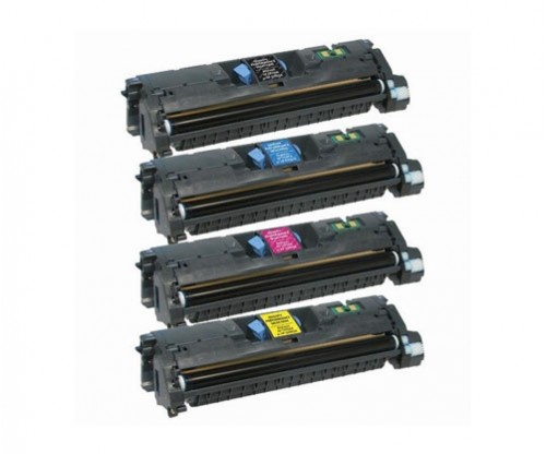 4 Toners Compativeis, HP 121A / HP 122A Preto + Cor ~ 5.000 / 4.000 Paginas