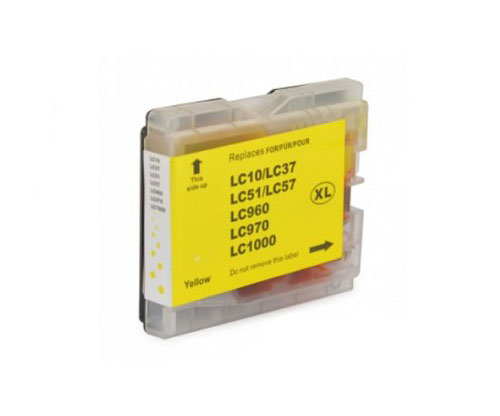 Tinteiro Compativel Brother LC-970 XL Y / LC-1000 XL Y Amarelo 26.6ml